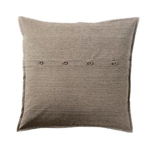 Ikea KRISTIANNE Pillow Cushion Cover 20" x 20" White/Dark Gray Stripe